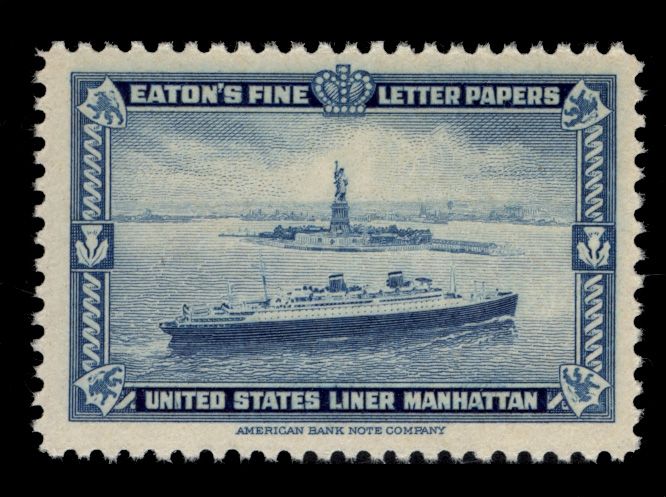 1939 new york world s fair eaton s stationery labels cinderellas