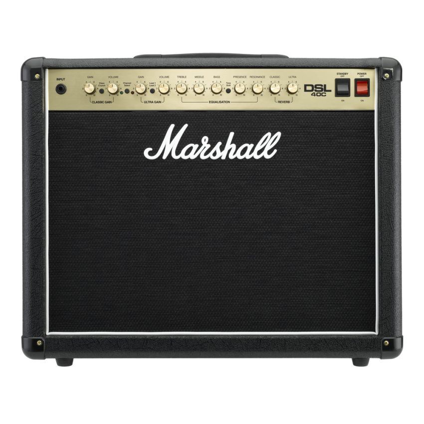 marshall dsl40c dsl series 40 watt guitar combo amp