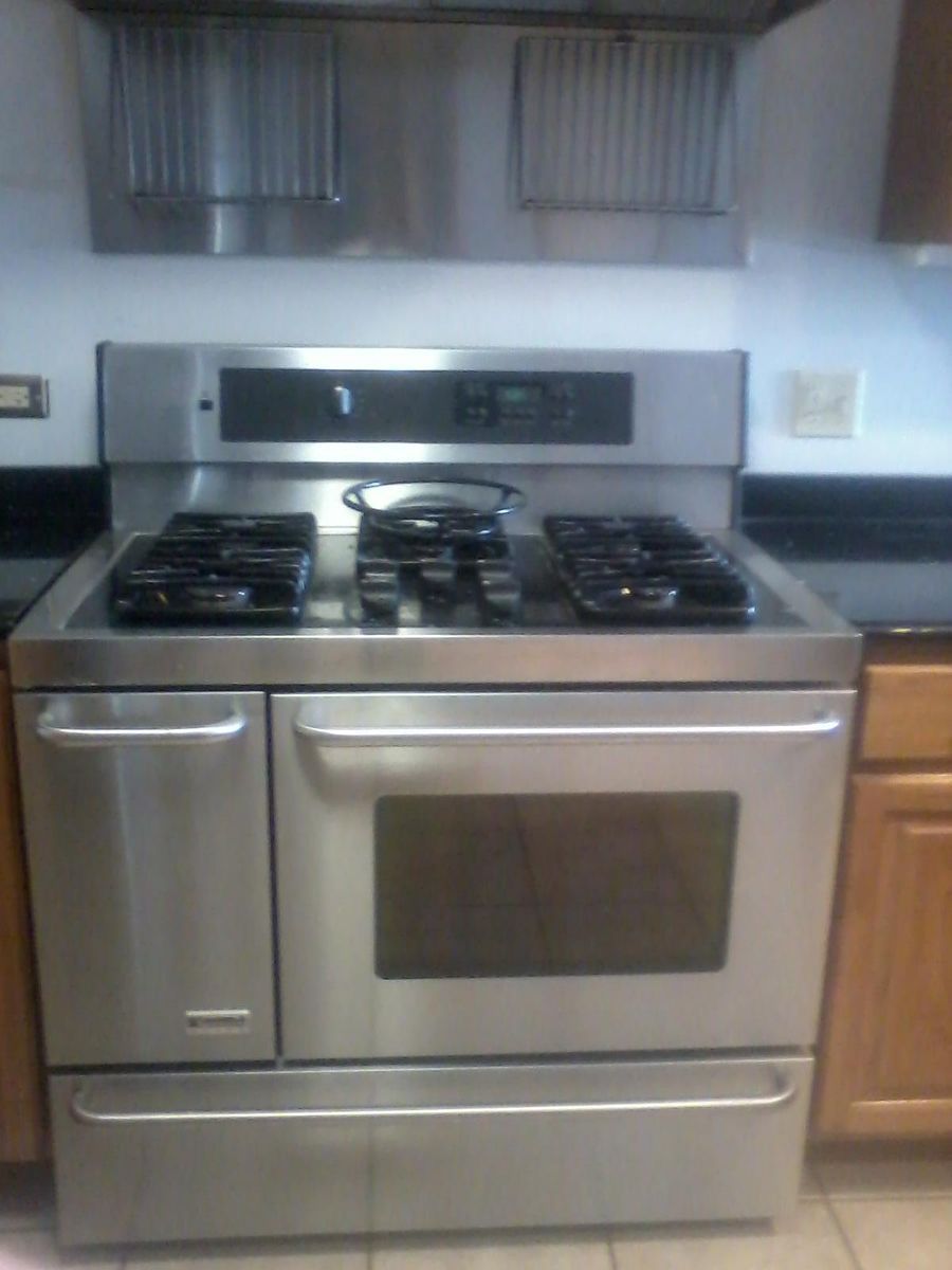 Kenmore Elite 40 inch Dual Fuel Range Oven Stove