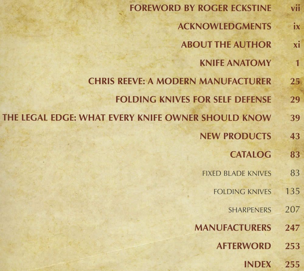  Hunting, Survival, Folding, Skinning, Sharpeners) by Roger Eckstine