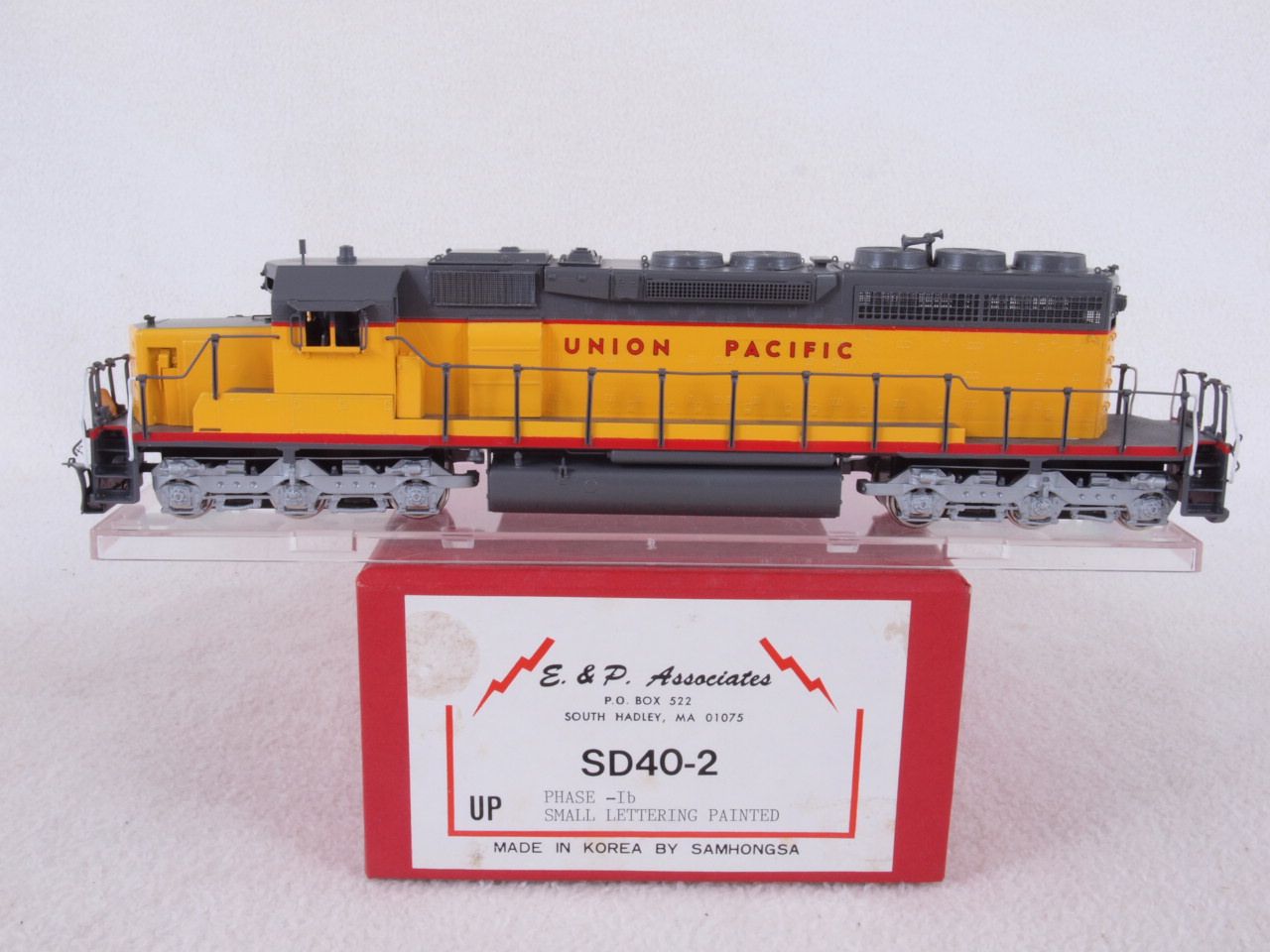 Associates/Samhongsa HO Brass SD40 2 Phase Ib Union Pacific UP