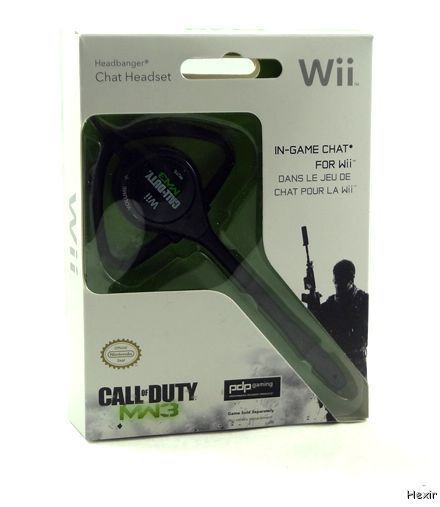 Nintendo Wii Call of Duty MW3 Chat Headset Headbanger PDP N7693 New