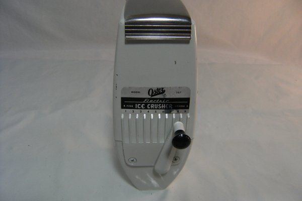 VINTAGE OSTER ELECTRIC ICE CRUSHER MEAT GRINDER ATTACHMENT FOR MODEL