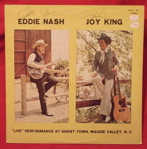 EDDIE NASH joy king Autograph PRIVATE PRESS LP NM