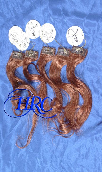 Auburn Human Hair Jose Eber Extensions Extension Clip on in Jessica