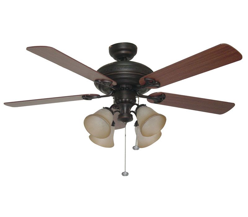 Ellington E BFT52ABZ5C Beaufort Unipack Bronze 52 Ceiling Fan w Light