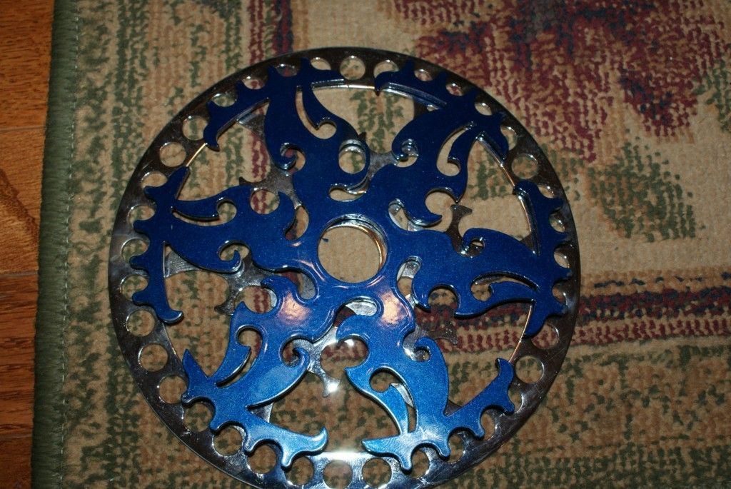 Custom lowrider bicycle 3d sprocket