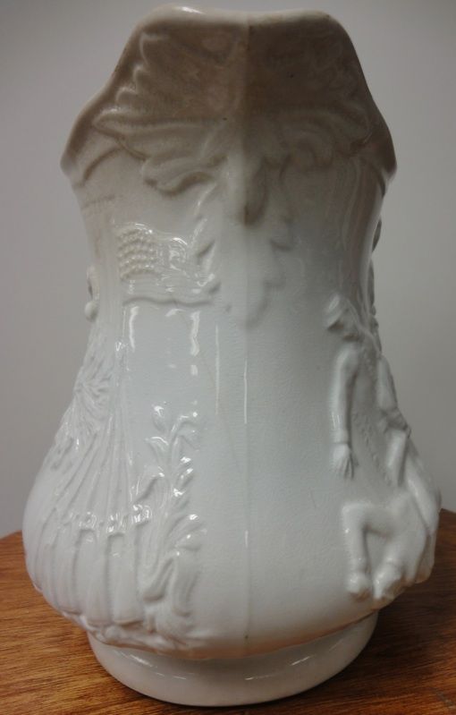 Mourning Elmer Ellsworth Civil War Vase Death Avenged Scene Patriotic