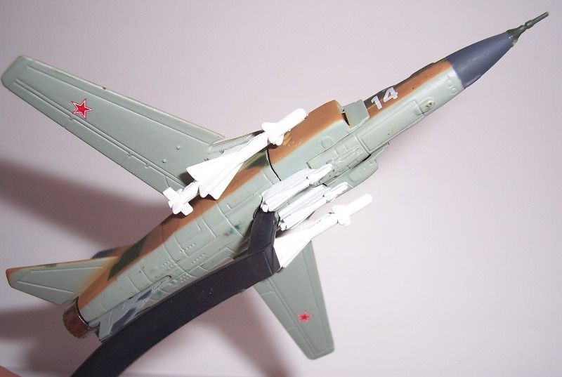 MIG 23 Flogger Soviet Variable Geometry Fighter Aircraft Metal Model