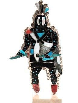 Eldridge Martinez 10 Pc Zuni Bolo Shalako Dancers