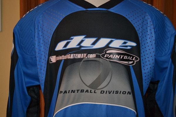 Dye Eric Chiang Hellfire Blue Black Athletic Paintball Gateway Jersey