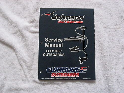 1996 OMC Johnson Evinrude Service Manual Electric Outboards
