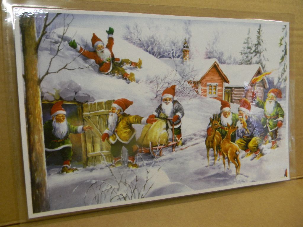 Swedish Tomtar Elves by Erik Forsman Laminated Placemat