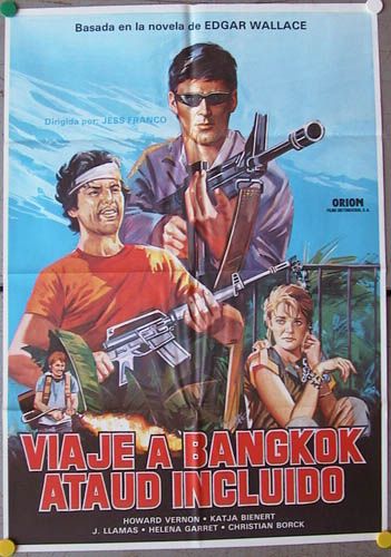 EV13 Jess Franco Edgar Wallace Bangkok C O Poster Spain