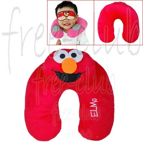 Sesame Street Elmo U Shape Travel Neck Rest Pillow