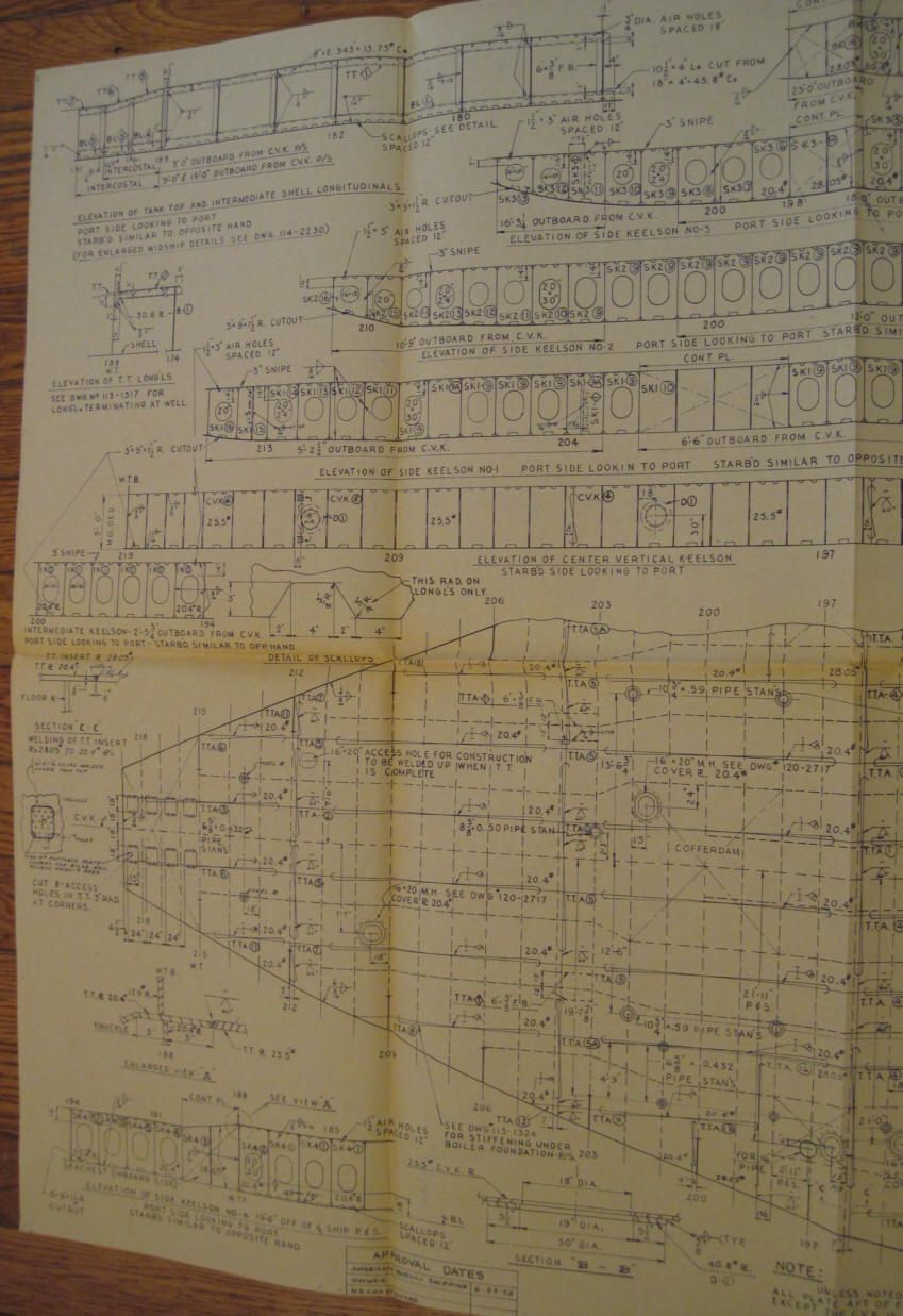  Freighter Herbert C Jackson Hull 302 Tank Top aft Blueprint