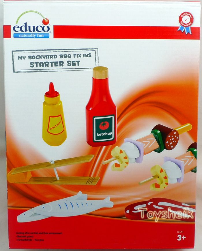 Educo My Backyard BBQ FixIns Starter Set 6923436026656