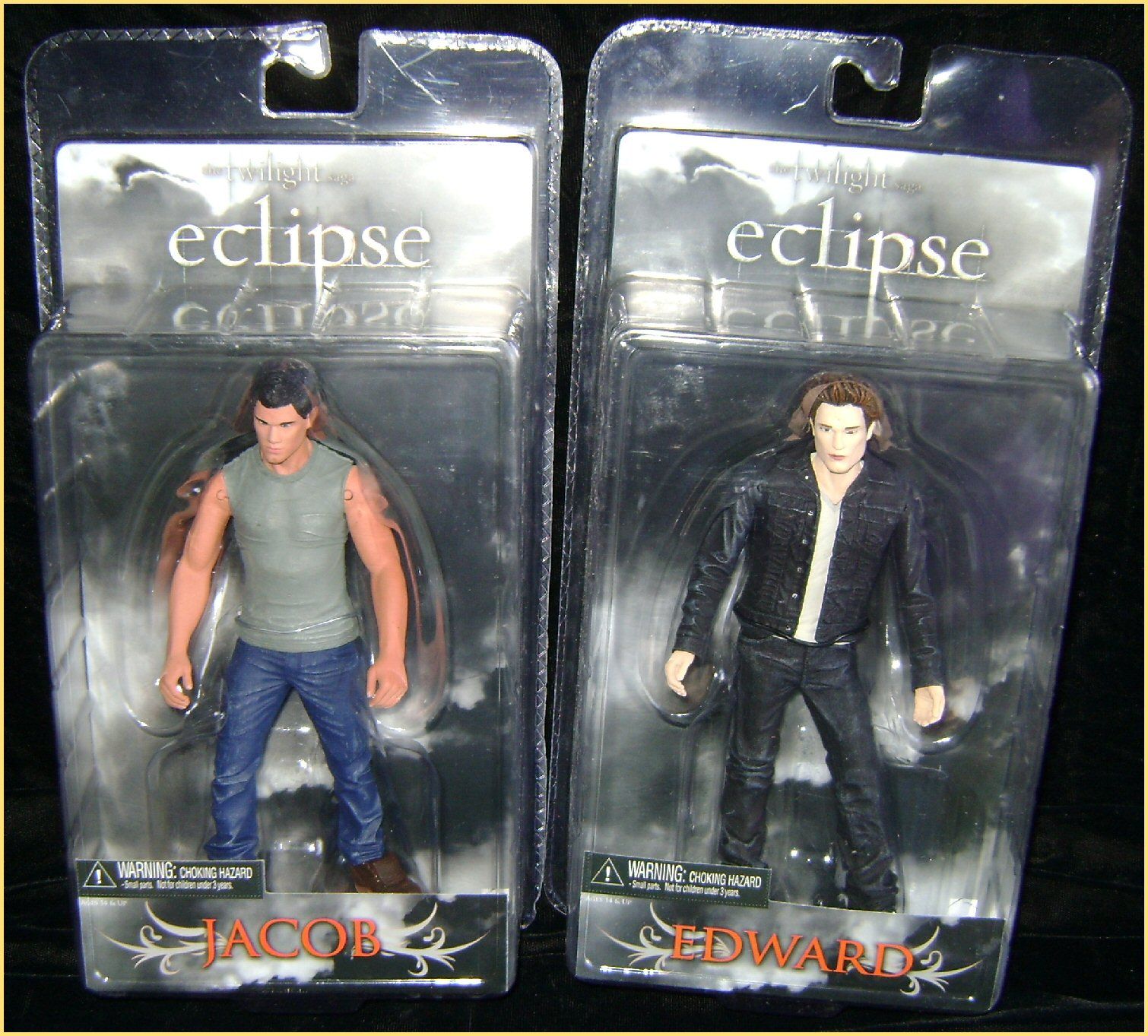 jacob black edward cullen lot of 2 action figures mip