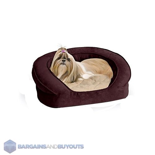 Deluxe Ortho Bolster Sleeper Pet Bed   Large   Eggplant   421103