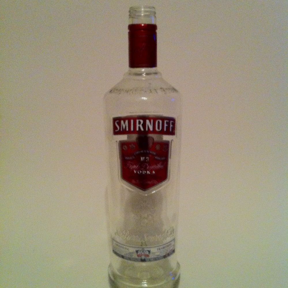 Smirnoff Vodka 1L Empty Bottle