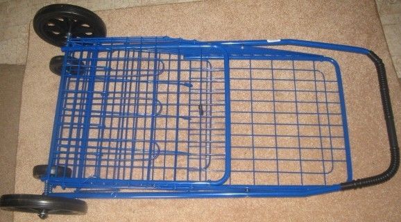 Folding Shopping Laundry Cart Grocery Basket Medium