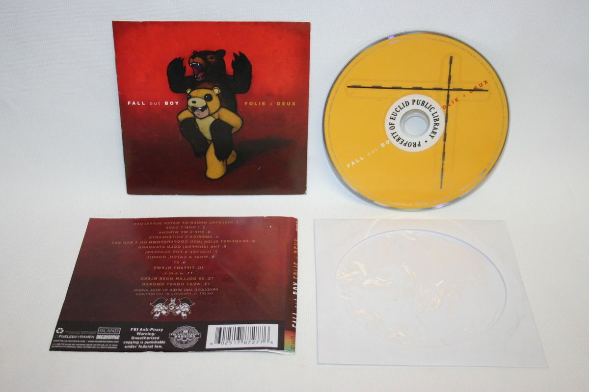 Fall Out Boy Folie A Deux CD Location B4 18 602517872776