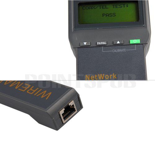 SC8108 LCD CAT5 RJ45 Network Cable Length Tester Meter