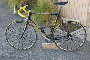 Fausto Coppi Carbonio KFG 58cm Road Bike 9 speed Shimano Mavic Kysrium