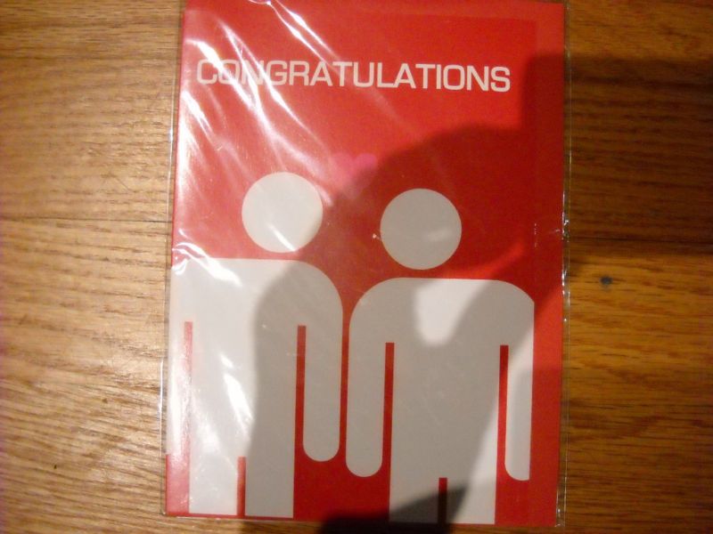 Same Sex Marriage Engagement Greeting Card Gay Blank