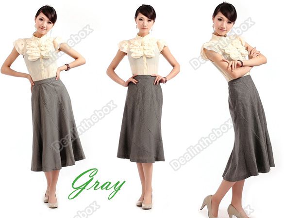 2012 New Womens Retro England Hemline Gentlewoman Wool