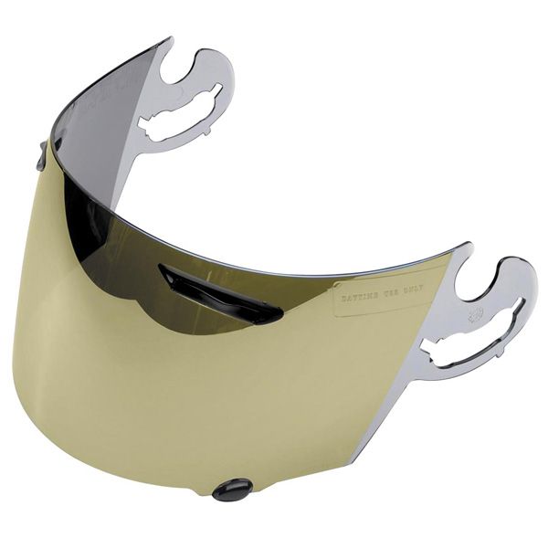 Arai RX7 Profile Quantum Vector Face Shield Visor Gold Mirror Iridium