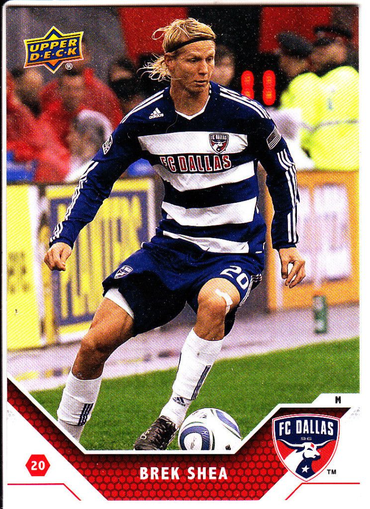 2011 Upper Deck MLS Brek Shea 60 Dallas Soccer