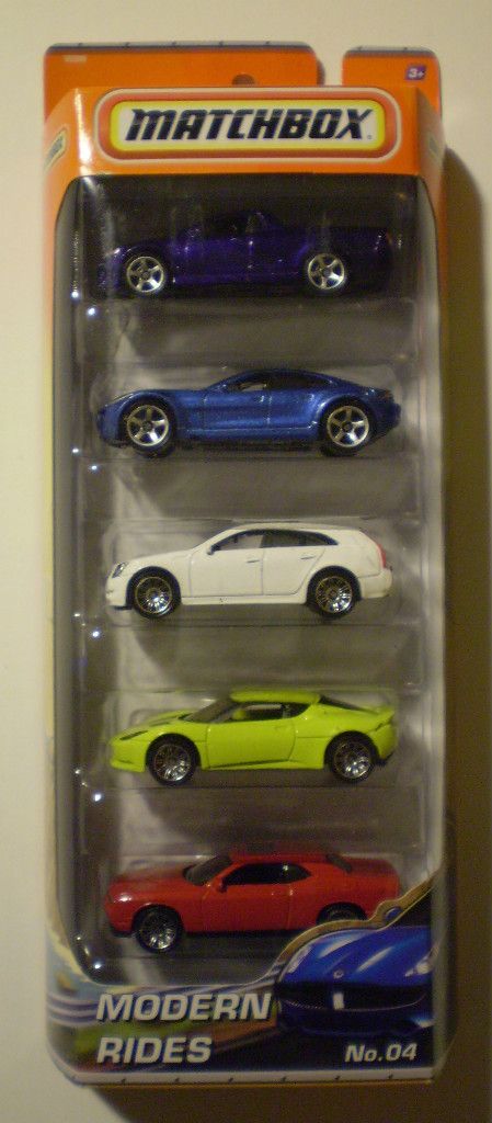  Modern Rides 5 Pack Holden Fisker Cadillac cts Lotus Challenger