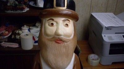 Don Featherstone Lighted Pilgrim Man Blowmold Thanksgiving Yard