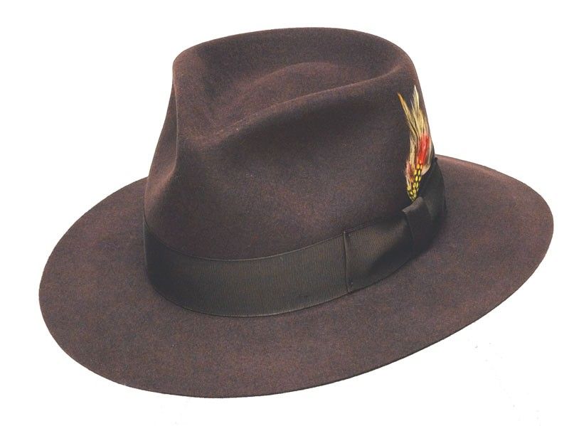  Wool Felt Indiana Jones Western Cowboy Fedora Hats Made in USA