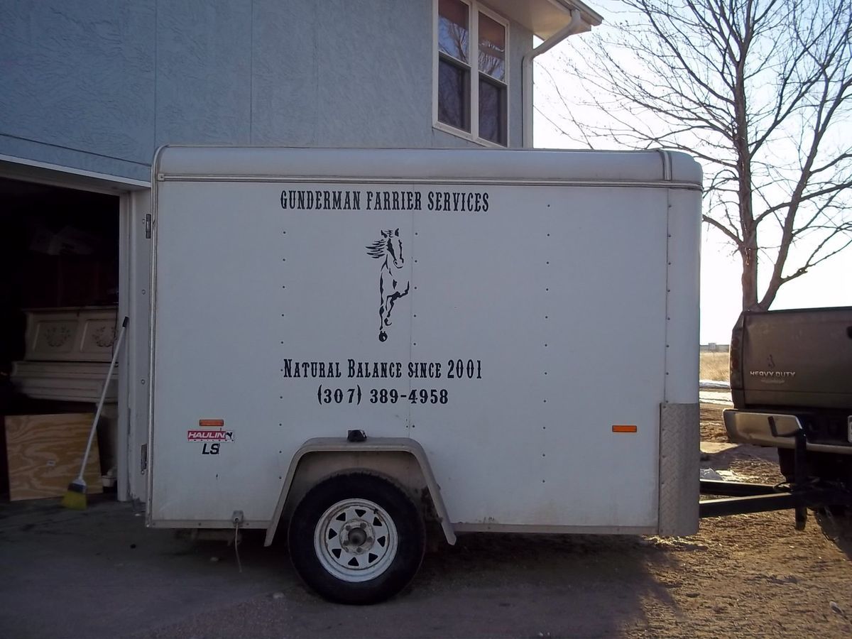 Custom Made Farrier Trailer