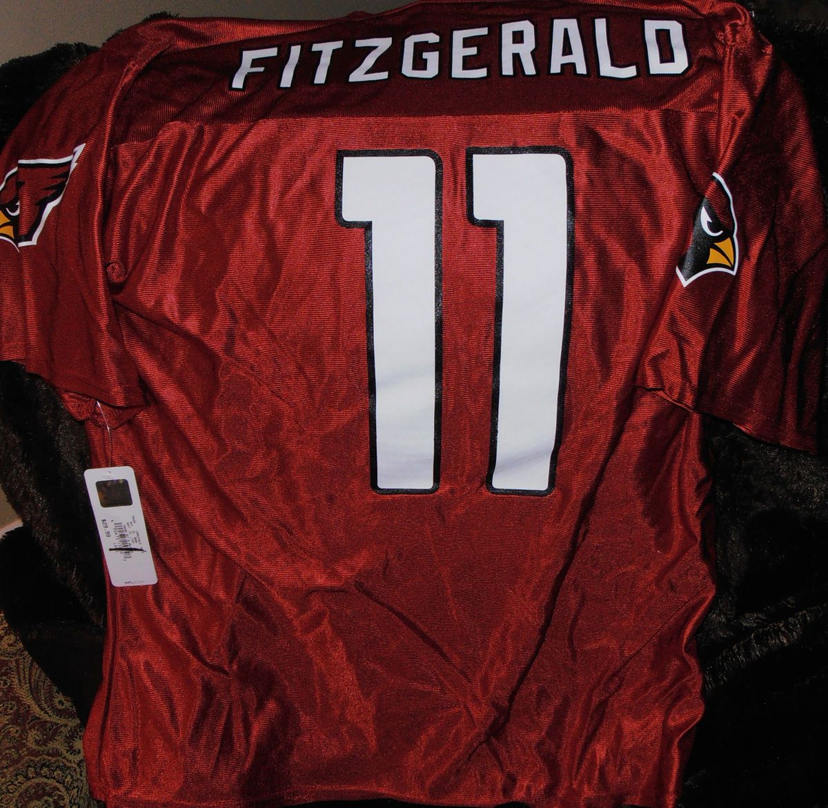 Larry Fitzgerald #11 Arizona Cardinals large jesrey. NFL Team Apparel