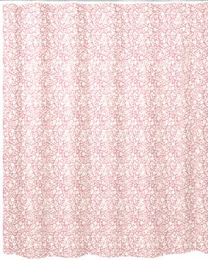 Extra Long 96 84 or 72 Fabric Shower Curtain Pink