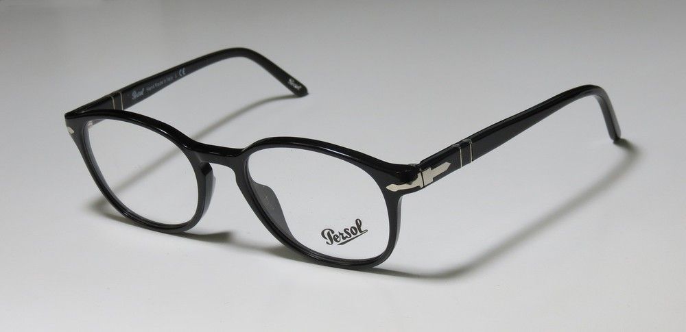  49 18 140 Black Silver Vision Care Eyeglass Glasses Frames Uni