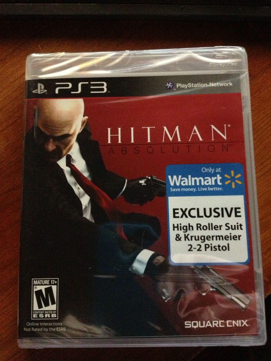 new sealed Hitman Absolution Sony Playstation 3 Wal Mart Exclusive