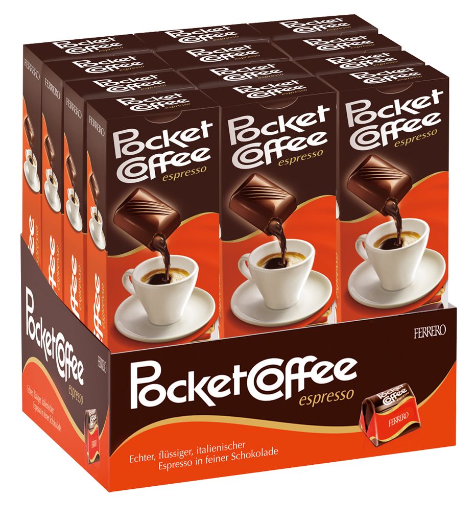 FERRERO Pocket Coffee 12 x 5 total of 60 pcs