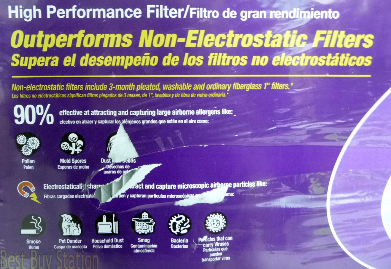 Filtrete 3M 1500 Ultra Allergen Reduction 16x20x1 Electrostatic