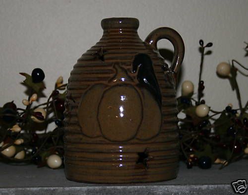  Primitive Tea Light Candle Jug Hand Made