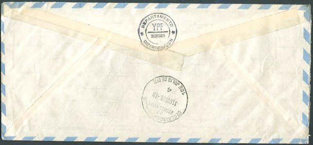 Falkland to Argentina Registered Air Mail Cover 1979 VF