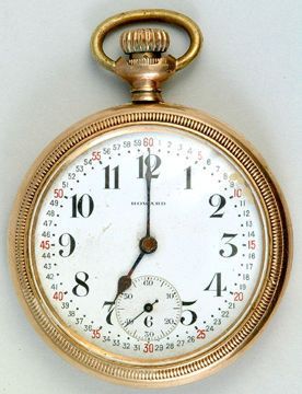 Howard 21J SERIES11 RR Chrono Pocket Watch