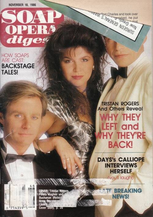  November 18 1986 Tristan Rogers Finola Hughes Ian Buchanan