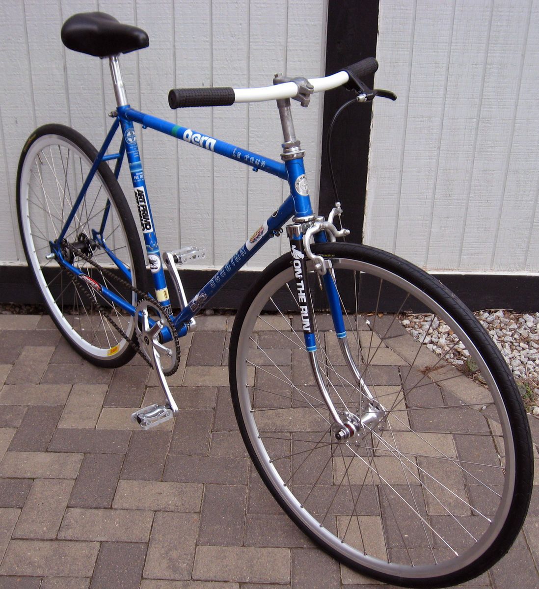  VINTAGE SCHWINN LE TOUR FIXED GEAR BIKE SINGLE SPEED BICYCLE SRAM 54CM