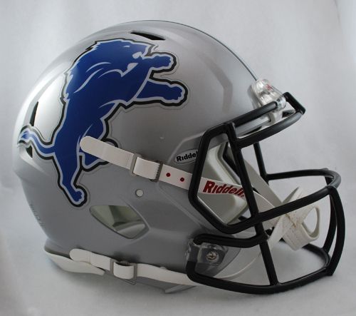 Detroit Lions Riddell Revolution Speed Football Helmet