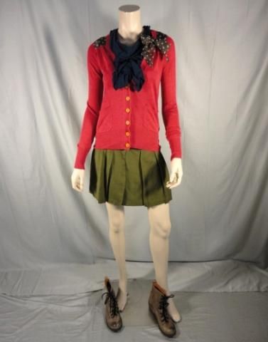 Eureka Dr Holly Marten Felicia Day Screen Worn Shirt Sweater Skirt