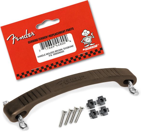 FENDER® HOT ROD DOGBONE AMPLIFIER HANDLE AMP STRAP (BROWN) w